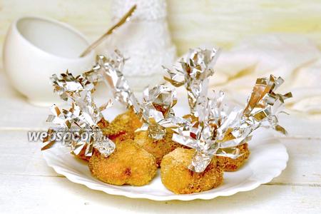 Фото рецепта Куриные «леденцы» (chicken lollipop)