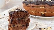 Фото рецепта Шоколадный кекс с кусочками шоколада в мультиварке