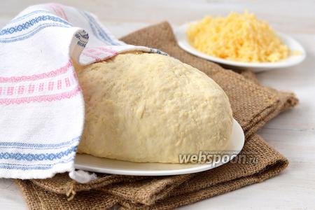 Фото рецепта Сырное тесто на кефире