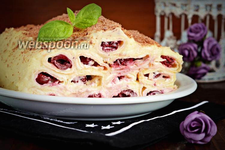 Блинный торт с заварным кремом рецепт с фото, как приготовить на Webspoon.ru
