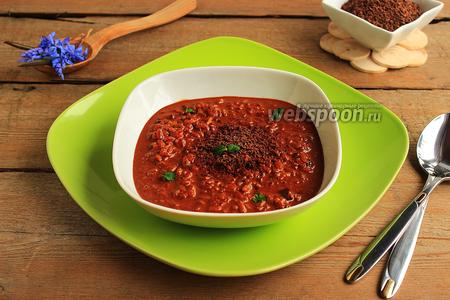 Фото рецепта Шоколадно-миндальное ризотто