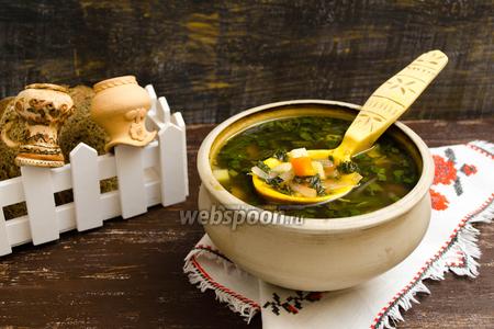 Фото рецепта Похлёбка из крапивы с овощами