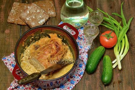 Фото рецепта Свинина в молоке