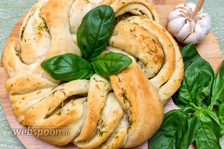 Фото рецепта Хлеб с чесноком и прованскими травами