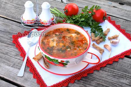 Фото рецепта Суп харчо из свинины