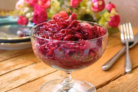 Фото рецепта Свёкла по-корейски