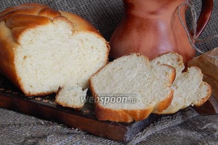 Фото рецепта Белый хлеб на сыворотке