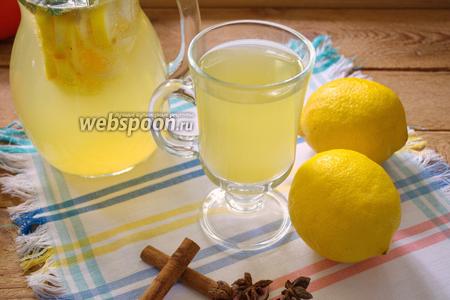 Фото рецепта Лимонад с бадьяном и корицей