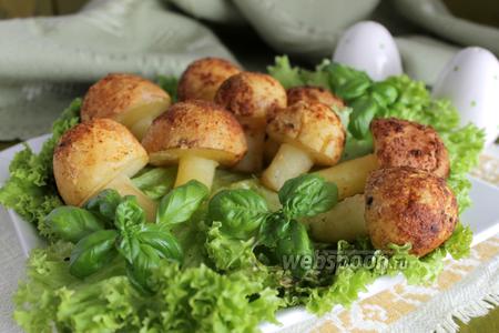 Фото рецепта Картофельные «Грибочки»