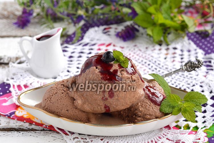 Фото Кофейно-шоколадное мороженое