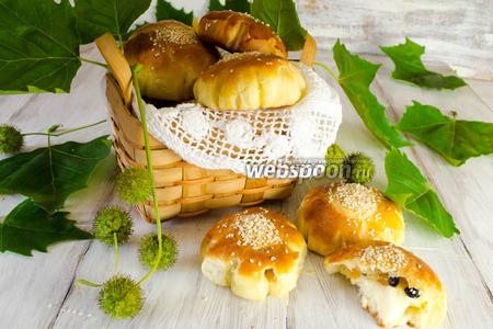 Фото рецепта Булочки-мешочки с сухофруктами