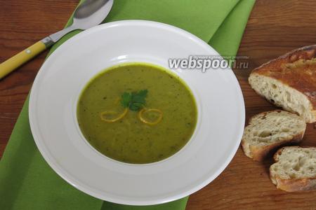 Фото рецепта Суп из печёных цукини