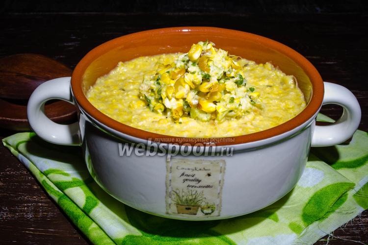 Фото Мексиканский суп из печёной кукурузы