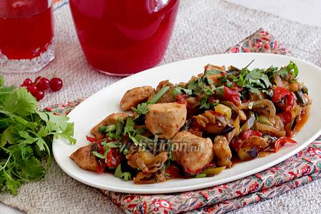 Фото рецепта Буглама из курицы по-грузински