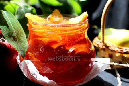 Фото рецепта Яблочно-грушевое варенье