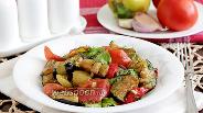 Фото рецепта Салат из жареных овощей