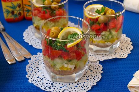 Фото рецепта Веррины с тунцом и овощами