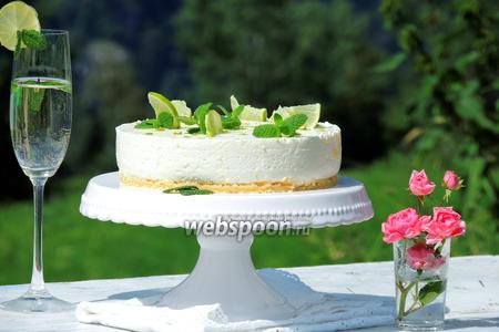 Фото рецепта Филадельфия-торт «Хьюго»