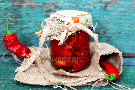 Фото рецепта Острый перец медовый