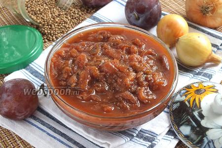 Фото рецепта Сливово-луковый чатни