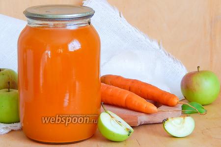 Яблочно-морковный сок на зиму видео рецепт