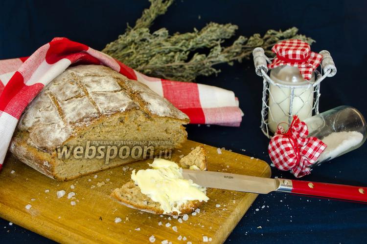 Фото Бездрожжевой хлеб с розмарином