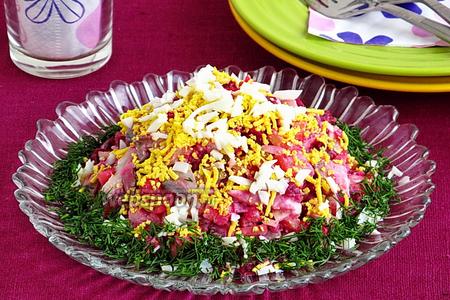 Фото рецепта Селёдочный салат по-шведски