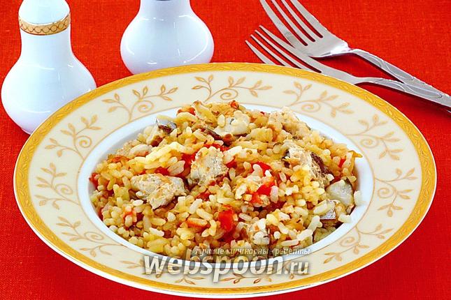 Фото Рыба с рисом по-португальски