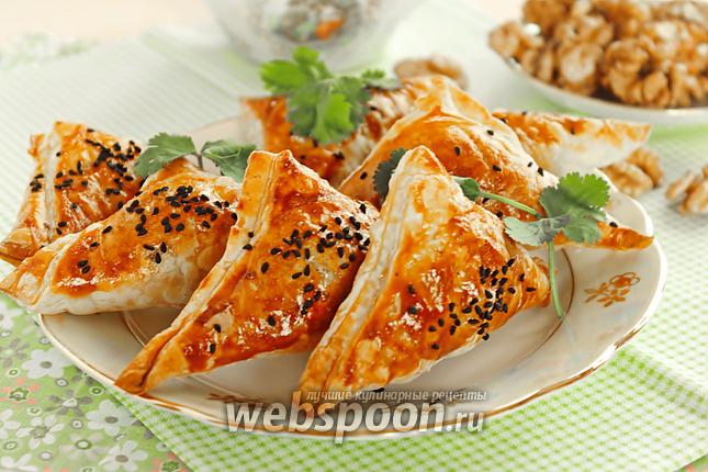 Фото Пирожки с фаршем и орехами