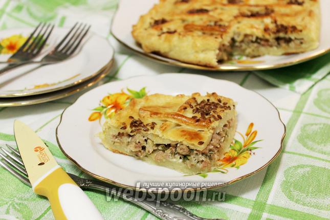 Фото Румынский пирог с мясом