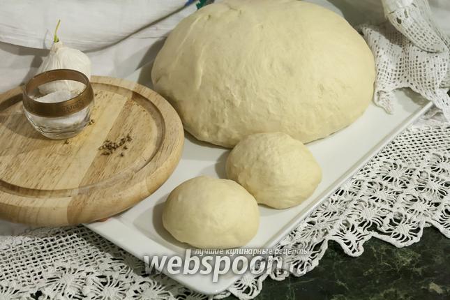 Фото Дрожжевое тесто на гусиных яйцах