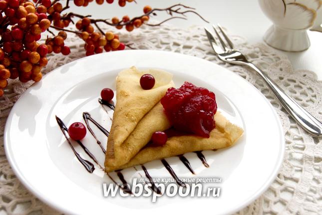 Фото Мусс клюквенный с агар-агаром