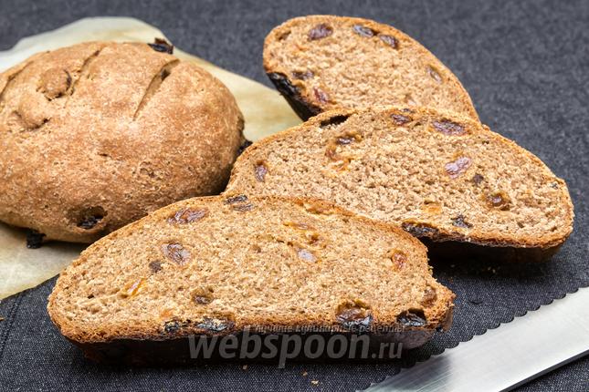 Фото Ржаной хлеб с изюмом