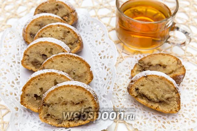 Фото Кекс на яблочном пюре с орехами