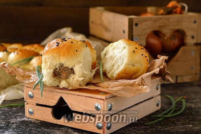 Фото Дрожжевые пирожки с курицей