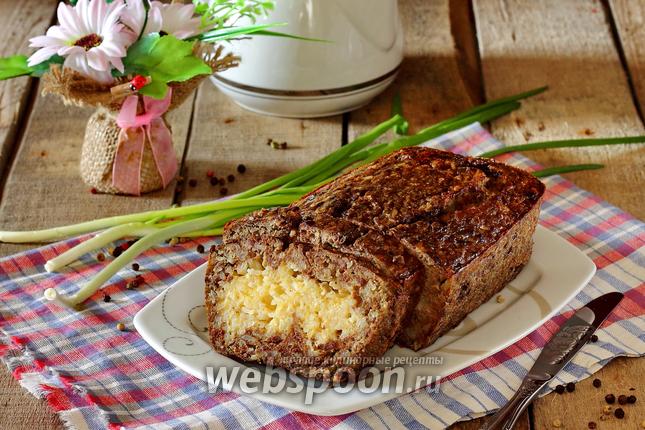 Фото Печёночный пирог с рисом и сыром