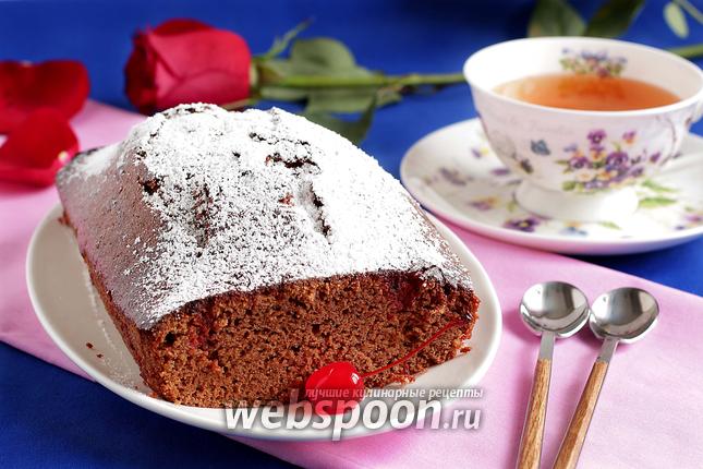 Фото Быстрый шоколадный кекс на сгущёнке