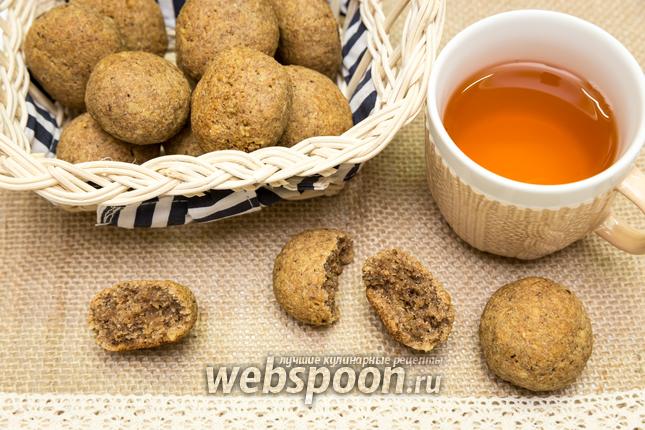 Фото Ржаное печенье с орехами