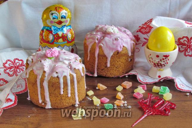 Фото Кулич на сливках