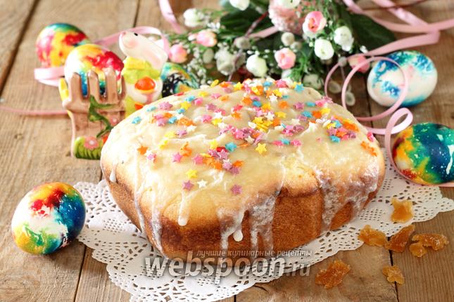 Фото Творожный кулич в хлебопечке