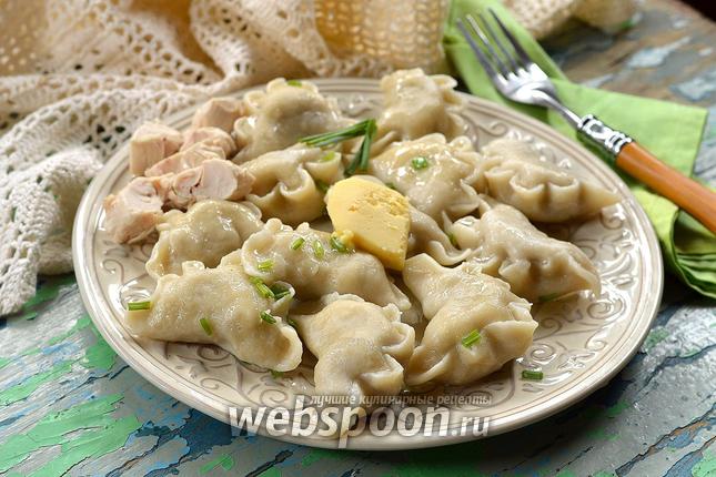 Фото Вареники с картофелем и курицей