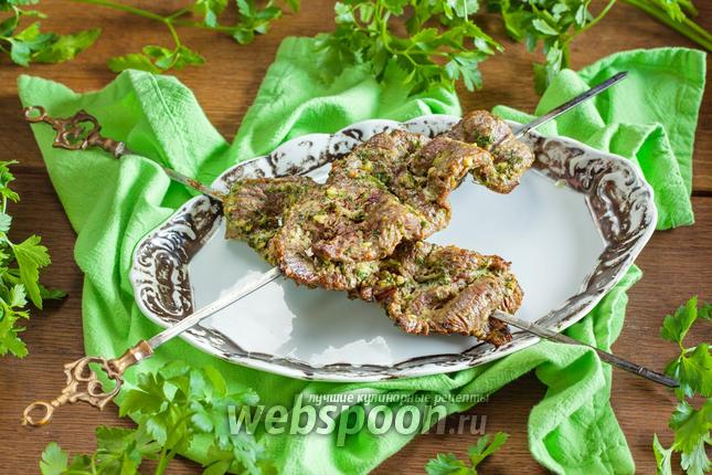 Фото Шашлык из говядины в духовке