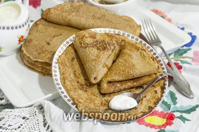 Фото Блины с кориандром