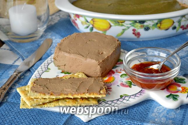 Фото Паштет из куриной печени с каштанами