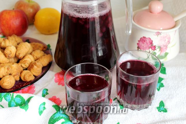Фото Компот из голубики