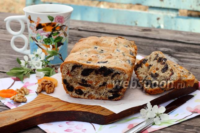 Фото Кекс с сухофруктами и орехами