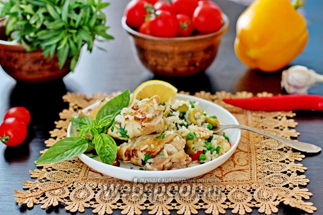 Фото Цыплёнок с рисом по-испански