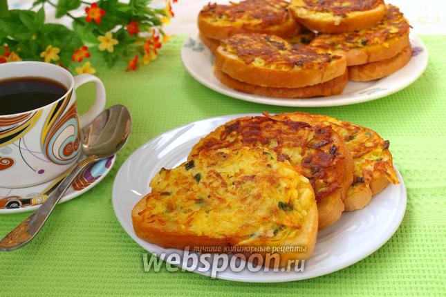 Фото Гренки с картофелем