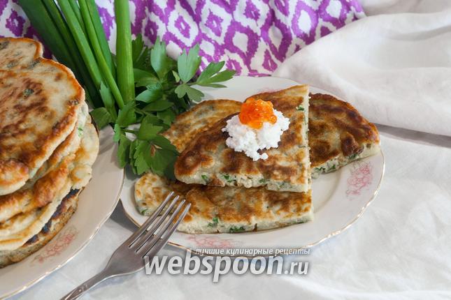 Фото Перепичка с зелёным луком и солёной треской