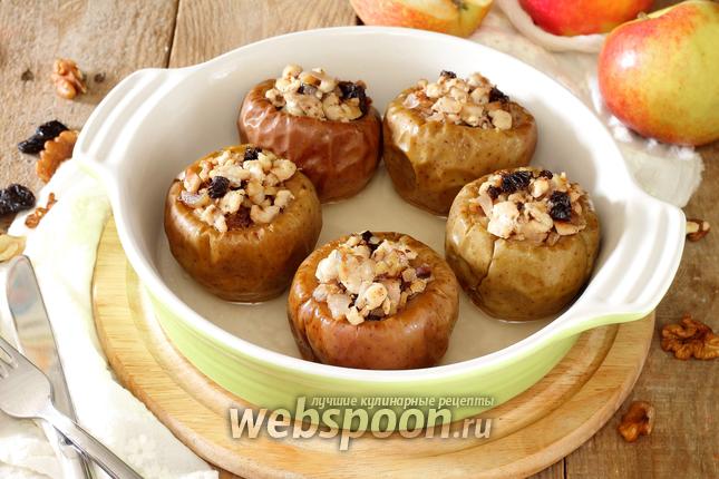 Фото Яблоки фаршированные курицей
